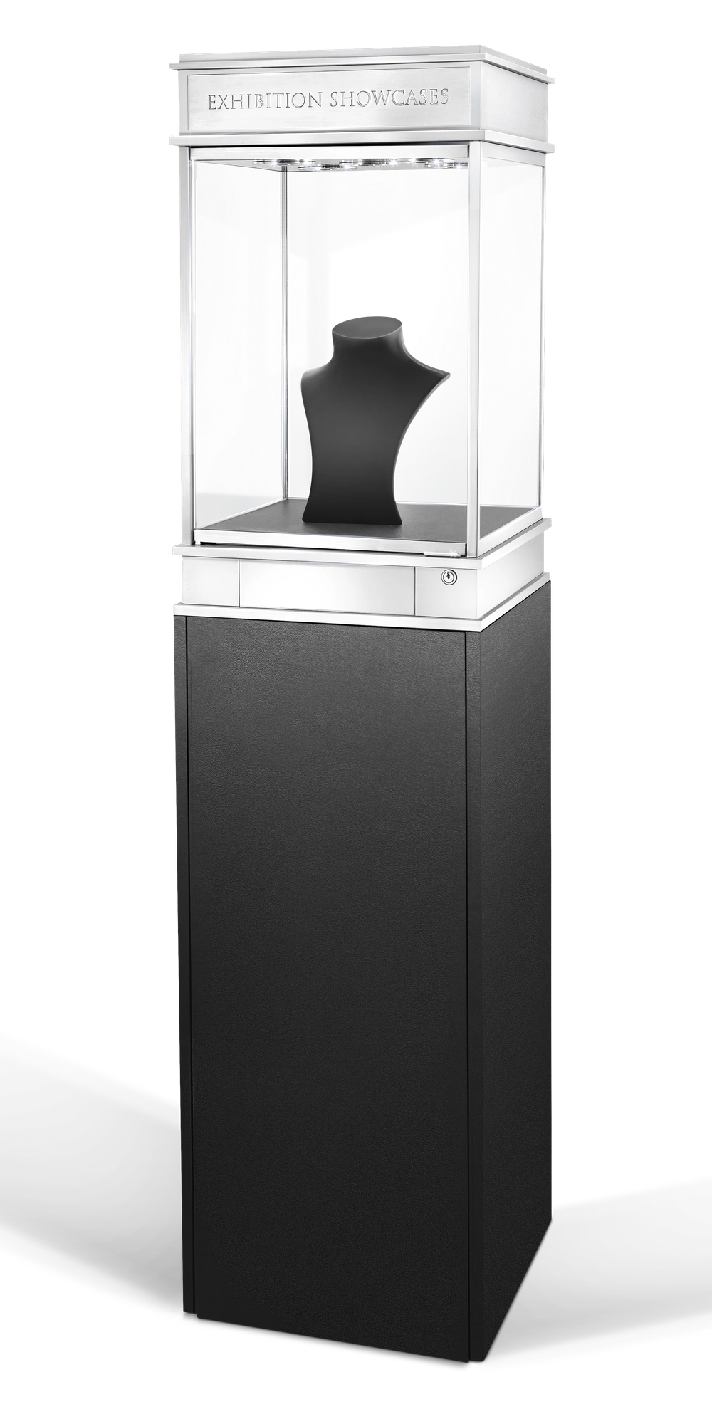 Cabinet Base jewellery and watch showcase photographed closed